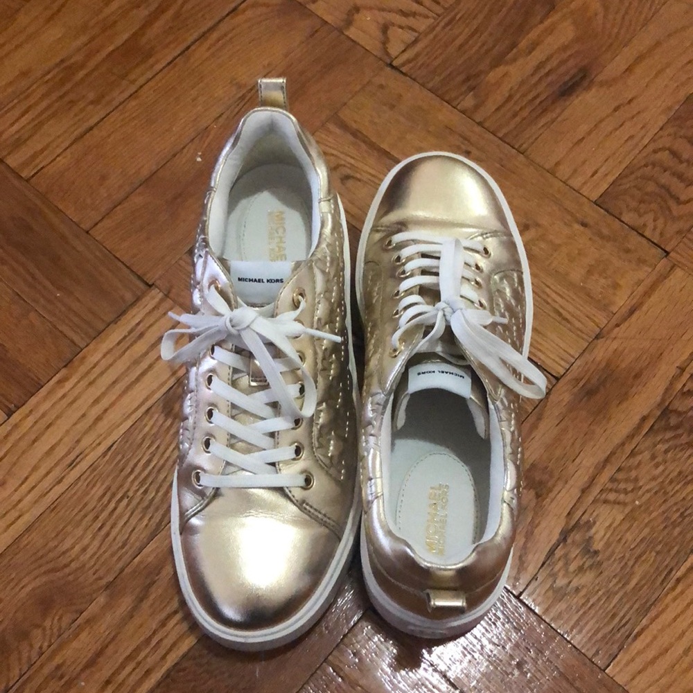 MK Gold Sneakers